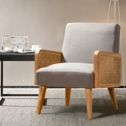 Kirkland's Home Accent Chairs-Upholstered Velvet Accent Chair