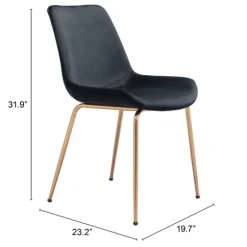 Kirkland's Home Dining Chairs-Upholstered Velvet Dining Chairs, Set Of 2