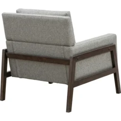 Kirkland's Home Accent Chairs-Upholstered Wood Trim Accent Chair