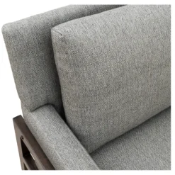 Kirkland's Home Accent Chairs-Upholstered Wood Trim Accent Chair