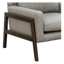 Kirkland's Home Accent Chairs-Upholstered Wood Trim Accent Chair
