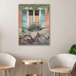 Kirkland's Home Framed Art-Velo De Montpellier Framed Canvas Art Print