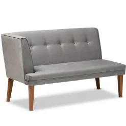 Kirkland's Home Dining Sets-Velvet And Walnut Bench 4-Pc. Dining Set