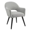 Kirkland's Home Dining Chairs-Velvet Curved Open Back Dining Chair