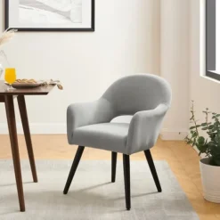 Kirkland's Home Dining Chairs-Velvet Curved Open Back Dining Chair