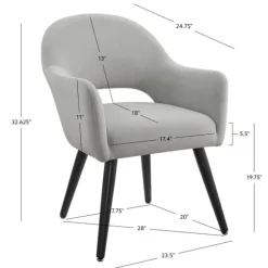 Kirkland's Home Dining Chairs-Velvet Curved Open Back Dining Chair