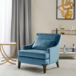 Kirkland's Home Accent Chairs-Velvet Martha Stewart Accent Chair
