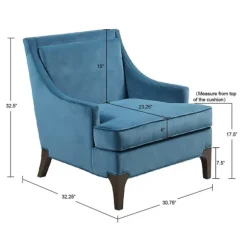 Kirkland's Home Accent Chairs-Velvet Martha Stewart Accent Chair