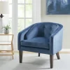 Kirkland's Home Accent Chairs-Velvet Tufted Midcentury Modern Accent Chair
