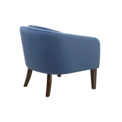 Kirkland's Home Accent Chairs-Velvet Tufted Midcentury Modern Accent Chair