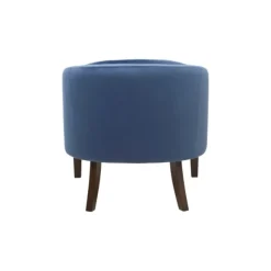 Kirkland's Home Accent Chairs-Velvet Tufted Midcentury Modern Accent Chair