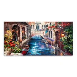Kirkland's Home Canvas Art-Venice Bridge Canvas Art Print