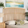 Kirkland's Home Beds & Headboards-Vertical Weave Rat Queen Headboard