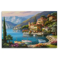 Kirkland's Home Canvas Art-Villa Bella Vista Canvas Art Print, 60X40 In.