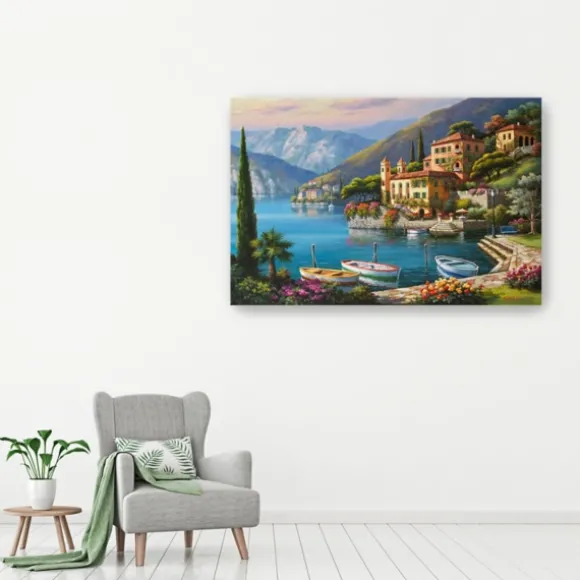 Kirkland's Home Canvas Art-Villa Bella Vista Canvas Art Print, 60X40 In.