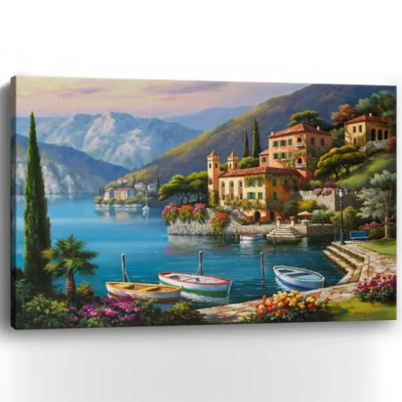 Kirkland's Home Canvas Art-Villa Bella Vista Canvas Art Print, 60X40 In.