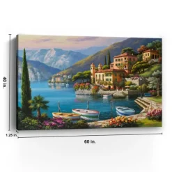 Kirkland's Home Canvas Art-Villa Bella Vista Canvas Art Print, 60X40 In.