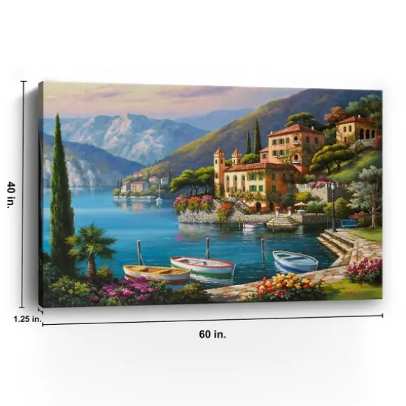 Kirkland's Home Canvas Art-Villa Bella Vista Canvas Art Print, 60X40 In.