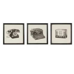 Kirkland's Home Framed Art-Vintage Model Framed Art Prints, Set Of 3