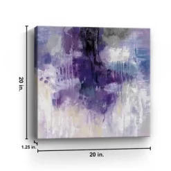 Kirkland's Home Canvas Art-Violet Rain Canvas Art Print