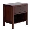 Kirkland's Home Nightstands-Walnut Classic 1-Drawer Nightstand