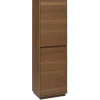 Kirkland's Home Bookshelves-Walnut Wood 2-Door Modern Bookshelf