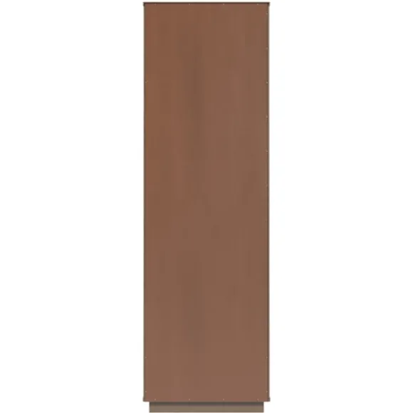 Kirkland's Home Bookshelves-Walnut Wood 2-Door Modern Bookshelf