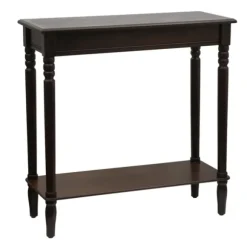 Kirkland's Home Console Tables-Walnut Wooden Console Table