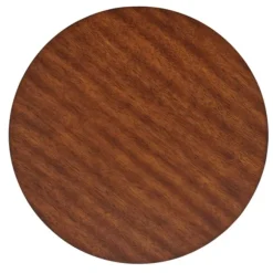 Kirkland's Home Accent & End Tables-Warm Chestnut Wood Round Accent Table