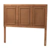 Kirkland's Home Beds & Headboards-Warm 3-Panel Wood Queen Headboard