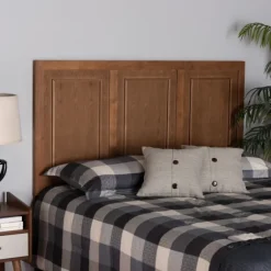Kirkland's Home Beds & Headboards-Warm 3-Panel Wood Queen Headboard