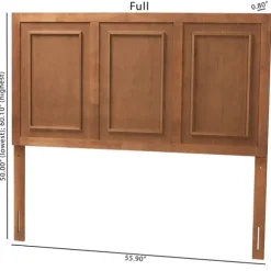 Kirkland's Home Beds & Headboards-Warm 3-Panel Wood Queen Headboard