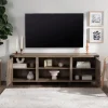 Kirkland's Home Tv Stands & Media Consoles-Wash Barn Door Tv Stand