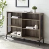 Kirkland's Home Bookshelves-Wash Bookshelf With Mesh Sides
