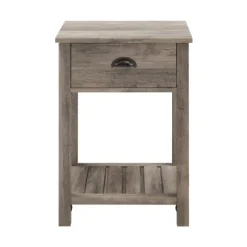 Kirkland's Home Accent & End Tables-Wash Country Accent Table