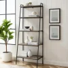 Kirkland's Home Bookshelves-Wash Industrial Ladder Bookshelf