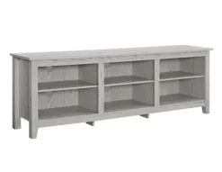 Kirkland's Home Tv Stands & Media Consoles-Washed Wood Tv Stand, 70 In.