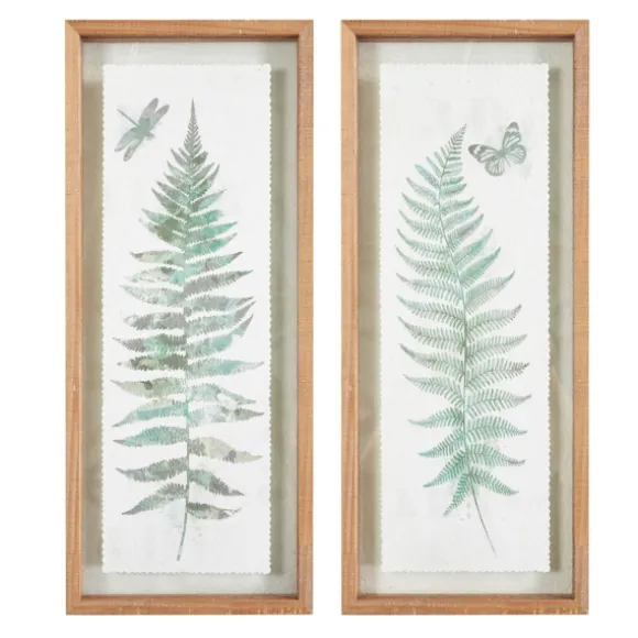 Kirkland's Home Framed Art-Watercolor Ferns 2-Pc. Framed Wall Art