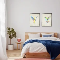 Kirkland's Home Framed Art-Watercolor Hummingbird Framed Art Print