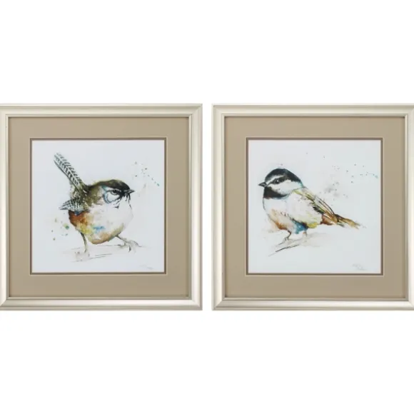 Kirkland's Home Framed Art-Watercolor Mountain Framed Art Prints, Set Of 2