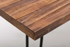 Kirkland's Home Coffee Tables-Weather Fir Wood And Hairpin Legs Coffee Table