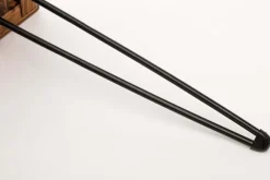 Kirkland's Home Coffee Tables-Weather Fir Wood And Hairpin Legs Coffee Table