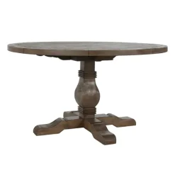 Kirkland's Home Dining Tables-Weathered Pine Wood Dining Table