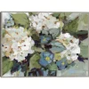 Kirkland's Home Framed Art-White And Blue Hydrangeas Framed Canvas Art Print