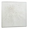 Kirkland's Home Canvas Art-White And Silver Impasto Abstract Canvas Art Print