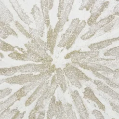 Kirkland's Home Canvas Art-White And Silver Impasto Abstract Canvas Art Print