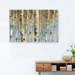 Kirkland's Home Canvas Art-White Birch Forest Canvas Art Print, 60X40 In.