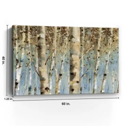 Kirkland's Home Canvas Art-White Birch Forest Canvas Art Print, 60X40 In.