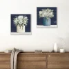 Kirkland's Home Framed Art-White Blossom Bouquet 2-Pc. Framed Wall Art Set