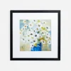 Kirkland's Home Framed Art-White Daisies In Blue Vase Framed Art Print